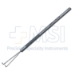 Manson Double Strabismus Hook, Forked Angled 3mm Hooks, 7mm Spread, Serrated Flat Handle, Polished Finish, Overall Length 4-3/4"(123mm) - 5-1609