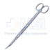 Martin Cartilage Scissors, Curved, Two Serrated Blades, Overall Length 8" (203mm) - 19-13307