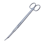 Martin Cartilage Scissors, Curved, Two Serrated Blades, Overall Length 8" (203mm) 