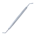 Martinez Corneal Dissector Knife, Double Ended, 3mm x 11mm Angled Sharp Blades, Flat Handle, Polished Finish, Overall Length 5" (127mm) 808039,May-12,E3001