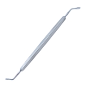 Martinez Corneal Dissector Knife, Double Ended, 3mm x 11mm Angled Sharp Blades, Flat Handle, Polished Finish, Overall Length 5" (127mm) 808039,May-12,E3001
