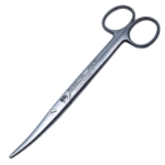 Mayo Dissecting Scissors, Curved, Rounded Blades, Overall Length 6-3/4" (171.5mm) 