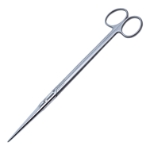 Mayo-Harrington Scissors, Straight, Blunt Tips, Overall Length 9" (230mm) 