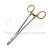 Mayo Hegar Bulldog Needle Holder, TC, Short Bigger Broad Pattern, 14mm x 4mm Jaw, Overall Length 7" (177.8mm) - 621262WB