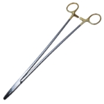 Mayo Hegar Needle Holder, Left Handed, TC, Overall Length 12" (304mm) 