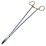 Mayo Hegar Needle Holder, Left Handed, TC, Overall Length 12" (304mm) 