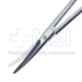 Mayo Scissor, Super Cut, Curved, Serrated Lower Blade, Black Ring Handles, Overall Length 6-3/4" (171mm) - 19-133369