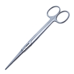 Mayo Scissors, Straight, Beveled Blades, Two Tone Finish, Overall Length 6-3/4" (170mm) 