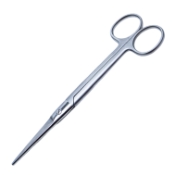 Mayo Scissors, Straight, Beveled Blades, Two Tone Finish, Overall Length 6-3/4" (170mm) 