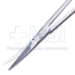 Mayo Scissors, Curved, Beveled Blades, Two Tone Finish, Overall Length 6-3/4" (170mm) - 19-13369