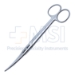 Mayo Scissors, Curved, Beveled Blades, Two Tone Finish, Overall Length 6-3/4" (170mm) - 19-13369