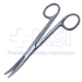 Mayo Scissors, Curved, Overall Length 5" (127mm) - 01632228ML