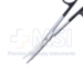 Mayo Scissors, Super Cut, Curved, Blunt Tips, Black Ring Handles, Overall Length 5-1/2" (140mm) - 19-133367
