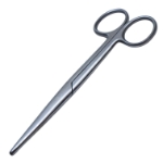 Mayo-Stille Scissors, Straight, Rounded Blades, Overall Length 5-1/2" (140mm) 