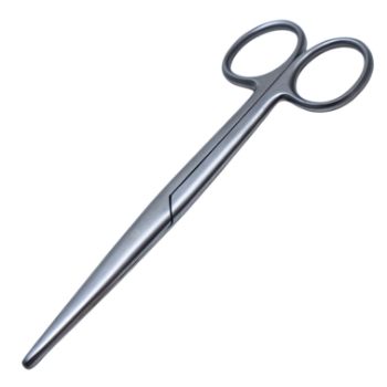 Mayo-Stille Scissors, Straight, Rounded Blades, Overall Length 5-1/2" (140mm) 