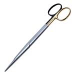 Mayo-Stille Scissors, TC, Super Cut, Straight, Overall Length 6-3/4" (171mm) 