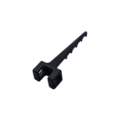 McCulloch Retractor, Multiple Toothed Muscle Blades, 50mm Long 