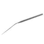 McGee Oval Window Rasp, Small, 16mm Diameter Rasp, Shaft Angled 20 Degrees, 60mm Bend to Tip, Round Handle, Overall Length 6-1/2" (165mm) 