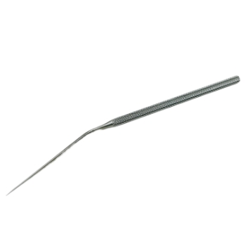 McGee Oval Window Rasp, Small, 16mm Diameter Rasp, Shaft Angled 20 Degrees, 60mm Bend to Tip, Round Handle, Overall Length 6-1/2" (165mm) 