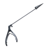 McGivney Hemorrhoidal Ligator, Offset Handle, Large Loading Cone, 100 Latex O-Rings, Overall Length 7" (178mm) 