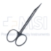 McGuire Corneal Scissors, Left, Curved, Angled Blades, Ring Handle, Polished Finish, Overall Length 4 1/8" (104.5mm) - 29-2607MX