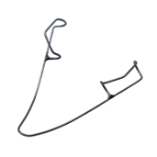 McIntyre Closed Wire Eye Speculum, V Shaped Blades, Blade Length 14mm, Spread 28mm, Overall Length 1-3/4" (45mm) 1563911,11/2/6181,K1-5070
