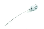 McIntyre Lacrimal Cannula, 23ga, Curved, Polished Finish, Blunt Tip, Side Port, Working Length 1-3/4" (46mm) E4395 9,1433E,E4395 9