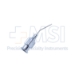 McIntyre Iris Hook, Angled, 23ga, 1mm Wide Hook, Front Open Port, 10mm Bend To Tip, Working Length 2/3" (16.5mm) - 11-8-6861