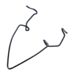 McIntyre Open Wire Speculum, V Shaped Blades Of Heavy 1mm Wire, Blade Length 16mm, Spread 27mm, Overall Length 1-3/4" (45mm) 