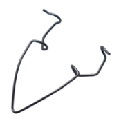McIntyre Open Wire Speculum, V Shaped Blades Of Heavy 1mm Wire, Blade Length 16mm, Spread 27mm, Overall Length 1-3/4" (45mm) 