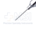 McIntyre Outer Cannula, Straight, 19ga, Polished Finish, Straight Untapered End, Excluding Hub Overall Length 1-3/8" (35mm) - 5-5406-6