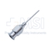 McIntyre Outer Cannula, Straight, 19ga, Polished Finish, Straight Untapered End, Excluding Hub Overall Length 1-3/8" (35mm) - 5-5406-6