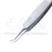 McPherson Tying Forceps, 45 Degrees Angled Shafts, 4mm Tip To Bend, 4mm Tying Platform, Serrated Handle, Dull Finish, Overall Length 3-1/4" (82mm) - 5-2926-A