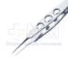 McPherson Tying Forceps, 18mm Straight Shafts, 5mm Tying Platforms, Three Hole Handle, Overall Length 4-1/8" (105mm) - 11-6-6111