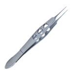 McPherson Tying Forceps, 18mm Straight Shafts, 5mm Tying Platforms, Three Hole Handle, Overall Length 4-1/8" (105mm) 