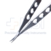 McPherson-Westcott Conjunctival Scissors, Curved, Blunt Tips, 10mm Mid-Screw To Tip, Three Hole Handle, Overall Length 4-3/8" (110mm) - 11-5-4111