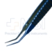 McPherson Tying Forceps, Titanium, Angled 45 Degrees, 6mm TC Tying Platforms, 0.3mm Tips, 6mm Wide Flat Handle, Overall Length 3.3" (84mm) - 156-1037-01