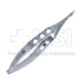 McPherson Needle Holder, Straight, Delicate Jaws, With Lock, Three Hole Handle, Overall Length 4-1/2" (114mm) - 11-7-2111