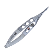 McPherson Needle Holder, Straight, Delicate Jaws, With Lock, Three Hole Handle, Overall Length 4-1/2" (114mm) 77378,11/7/2111,K6-1000,08-02101,E3834