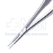 McPherson Needle Holder, Straight, Fine 11mm Jaws, Without Lock, Serrated Flat Handle, Overall Length 4-1/4" (107mm) - 5-4945-WO