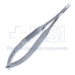 McPherson Needle Holder, Straight, Fine 11mm Jaws, Without Lock, Serrated Flat Handle, Overall Length 4-1/4" (107mm) - 5-4945-WO