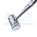 Mead Mallet, #49, Replaceable White Nylon Heads, Cylinder Shaped, 11.5oz, Diameter 1" (26mm), Overall Length 6-3/4" (172mm) - M10900