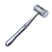 Mead Mallet, #49, Replaceable White Nylon Heads, Cylinder Shaped, 11.5oz, Diameter 1" (26mm), Overall Length 6-3/4" (172mm) 