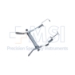 Mellinger Eye Speculum, Adult, For Nasal Approach, 14mm Open Wire Blades, Overall Spread 27mm - 11-2-6522