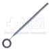 Mendez Degree Gauge, Stainless, Round Knurled Handle, Calibrated Every 10 Degrees From 0 Degrees To 180 Degrees, Inner Dimension 12mm, Overall Length 4-5/8" (117mm) - 5-3532