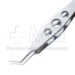 Mendez Lasik Forceps, Spatulated Jaw, Smooth Tips, Vaulted Shaft, Three Hole Handle - 11-6-6171