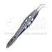 Mendez Lasik Forceps, Spatulated Jaw, Smooth Tips, Vaulted Shaft, Three Hole Handle - 11-6-6171