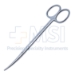 Metzenbaum Scissors, Curved, Blunt Tips, Oval Shanks, Two Tone Finish, Overall Length 5-3/4" (145mm) - 19-13191