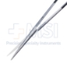 Metzenbaum (Lahey) Scissors, Super Cut, Straight, Bottom Blade Serrated, Delicate, Fine, Blunt Tips, Rounded Shanks, Black Ring Handles, Overall Length 5-3/4" (145mm) - 19-133192