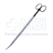 Metzenbaum Nelson Scissors, Super Cut, Curved, Bottom Blade Serrated, Blunt Tips, Rounded Shanks, Black Ring Handles, Overall Length 11" (280mm) - 19-133220